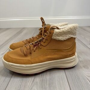 NEW Sorel x Calia ONA 503 Mid Cozy WMNS 10 Canyon Gold Waterproof Sneaker Boots